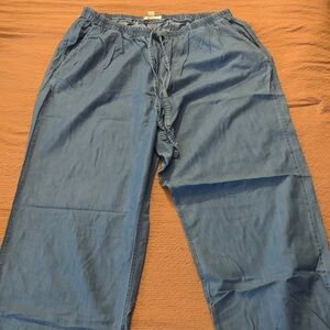 MICHAEL Michael Kors Slate Blue Drawstring Pants